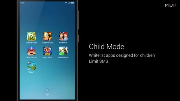 MIUI 7 Child Mode