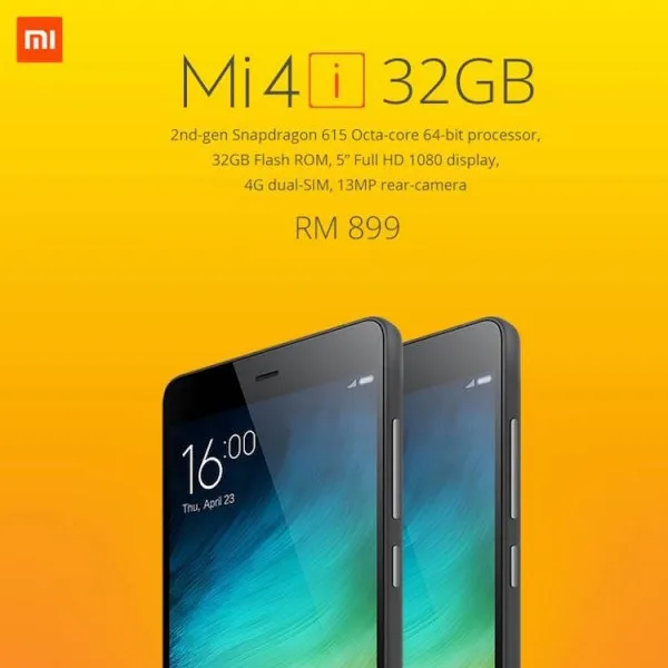 Mi 4i 32GB Malaysia RM899