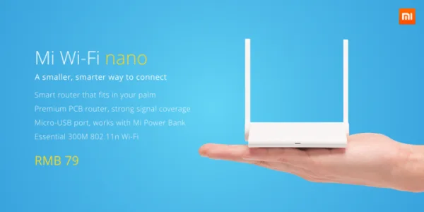 Mi Wi-Fi Nano Palm of Hand