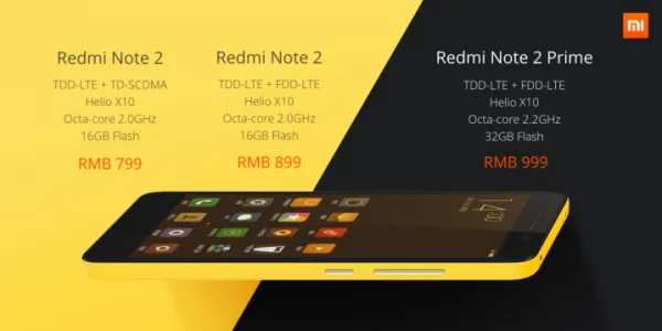 Redmi Note 2 Price