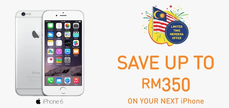 U Mobile Merdeka 2015 Promotion up to RM350 Discount for iPhone