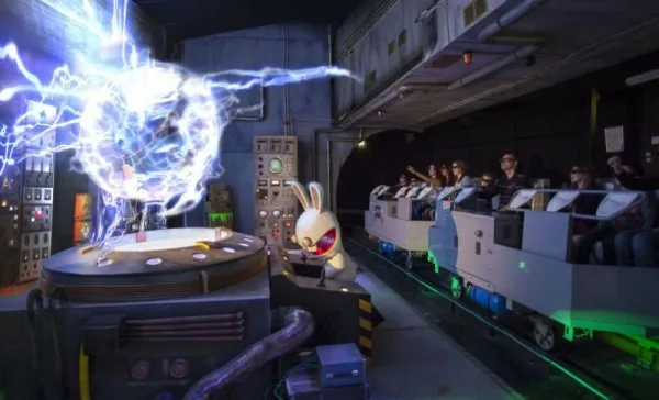 The Time Machine with the Raving Rabbids at Futuroscope, France