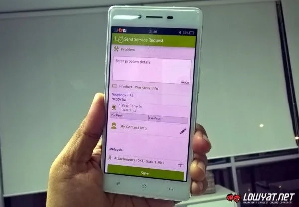 Acer Care Centre Malaysia Android App
