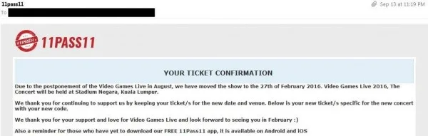 VGL KL 2016 New Tickets