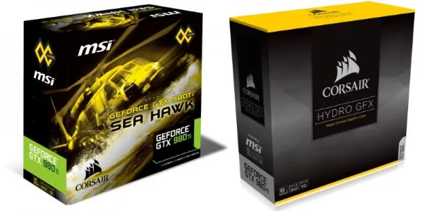 MSI GTX 980 Ti Sea Hawk - Corsair Hydro GFX