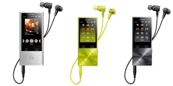 Sony NW-ZX100, NW-A25, and NW-A26HN Hi-Res Audio Walkman
