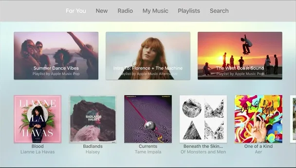 Apple Music on Apple TV
