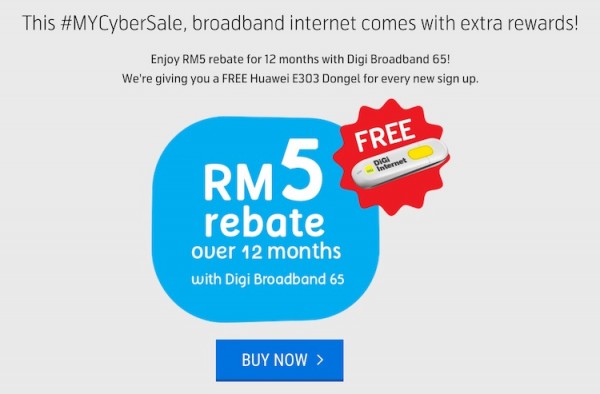 Digi MyCyberSale Broadband Offer