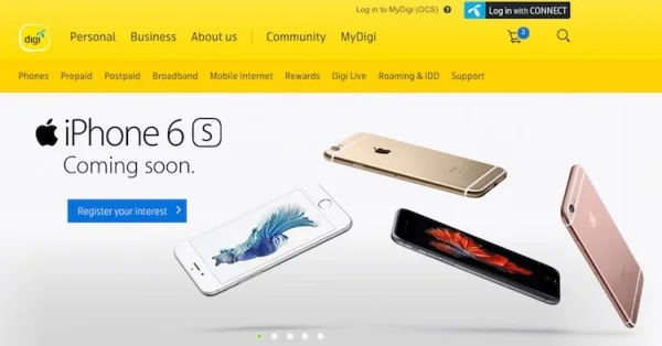 Digi iPhone 6s Registration of Interest
