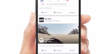 Facebook 360 degree videos