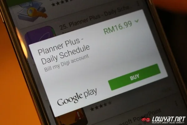 Google Play Store Direct Billing DiGi 02