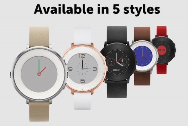 Pebble Time Round Five Different Styles