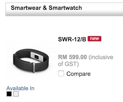 Sony SmartBand 2 Malaysia