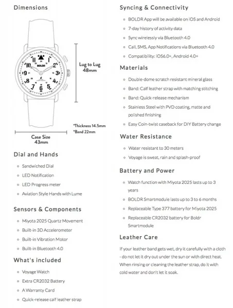 boldr-voyage-specs