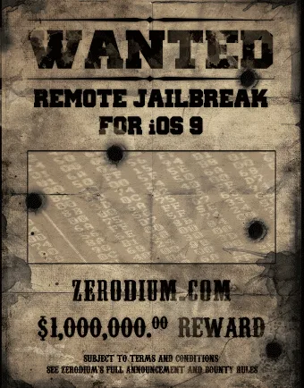 iOS 9 Remote Jailbreak Bounty