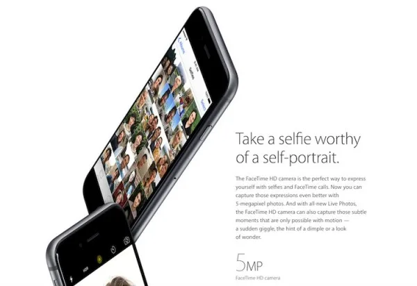iPhone 6s 5MP Face TIme Camera