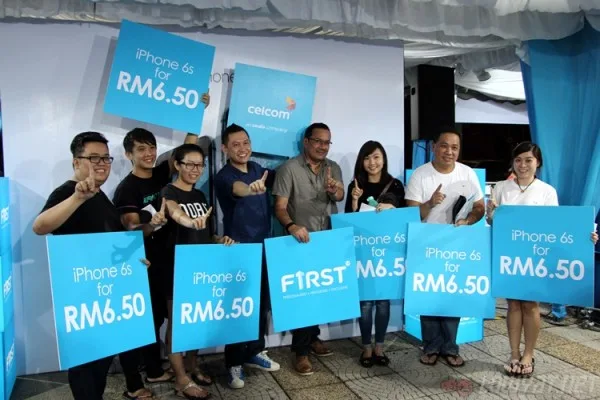 Celcom iPhone 6s Midnight Launch006