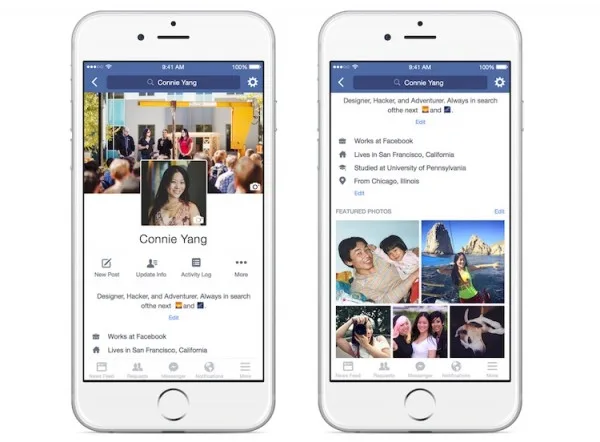 Facebook Profile Redesign 2