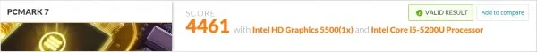 HP Spectre x360 PCMark 7