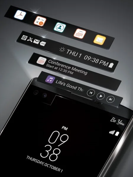 LG V10 Dual Display