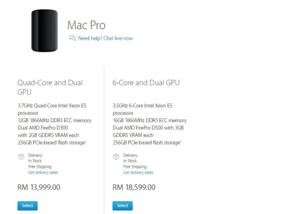 Mac Pro Price 14-10-15