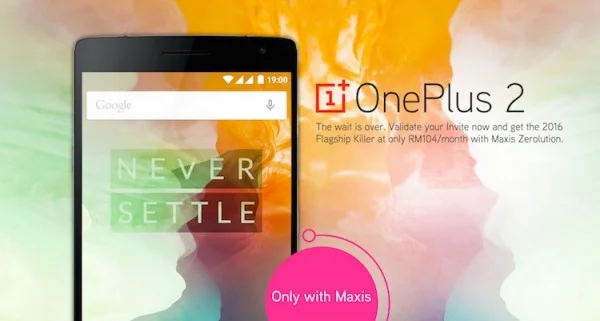 Maxis OnePlus 2 No Contract