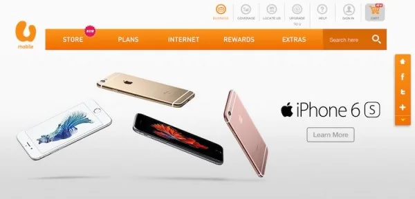 U Mobile iPhone 6s and iPhone 6s Plus