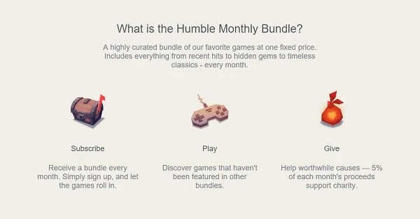 What is Humble Monthly