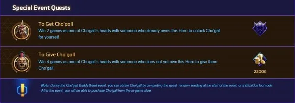 Cho'Gall Event Quest