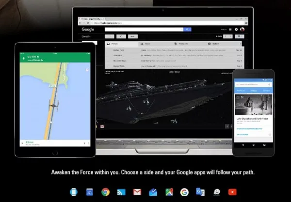 Google Star Wars Services