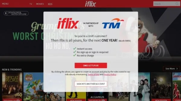 iflix For TM UniFi Subscribers