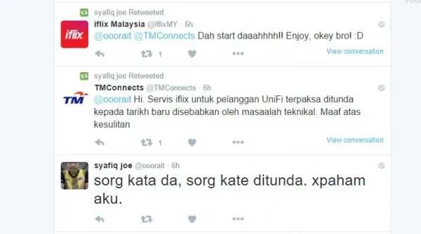 iflix and TM Responds