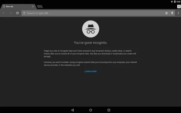 Chrome Mobile Incognito