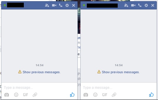 Facebook Messenger Problem