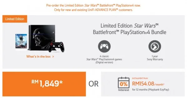 TM Star Wars PS4 Preorder Live
