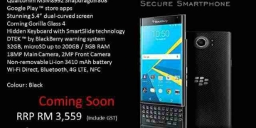 blackberry priv leaked pricing malaysia