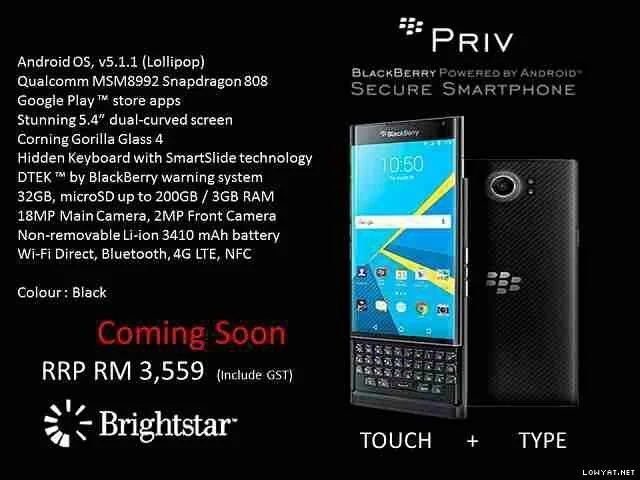 blackberry priv leaked pricing malaysia