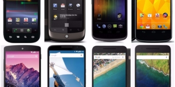nexus devices over the years 1