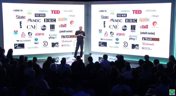 Spotify Video Content Providers