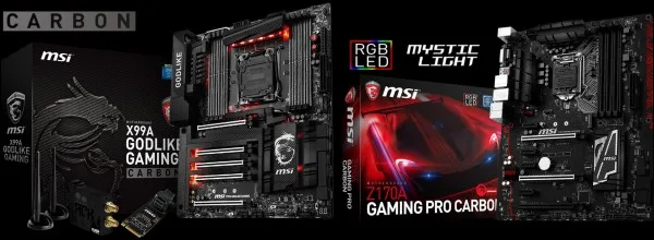msi carbon edition motherboards