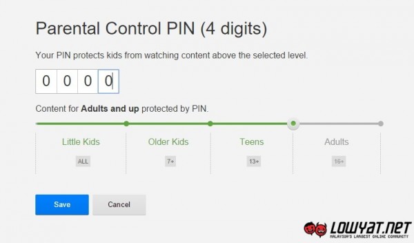 PIN-based Parental Control for Netflix