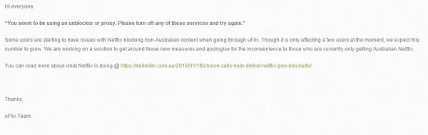 uFlix Block Notice