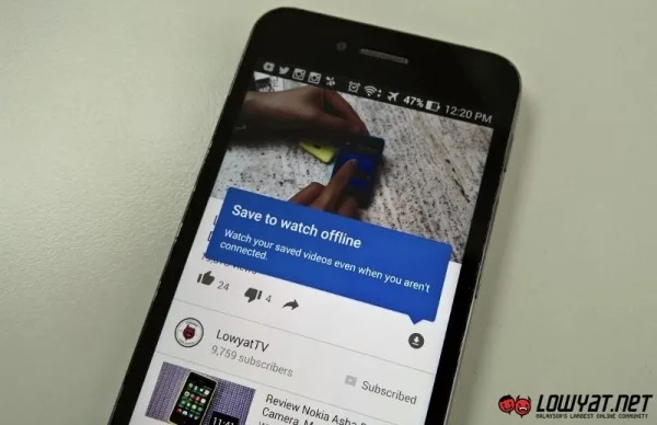 YouTube Offline Viewing