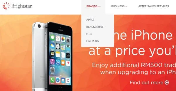 Brightstar Malaysia's current client