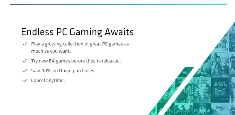 EA Origin Access