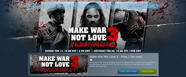 Sega Make War Not Love 3 Bundle