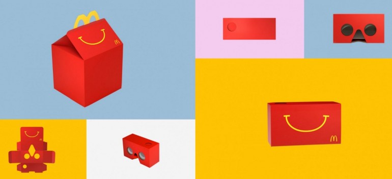 mcdonalds sweden turns happy meal box into cardboard like vr viewer happy meal box net