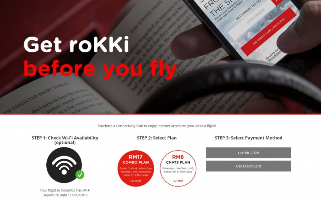 AirAsia in-flight Wi-Fi Service