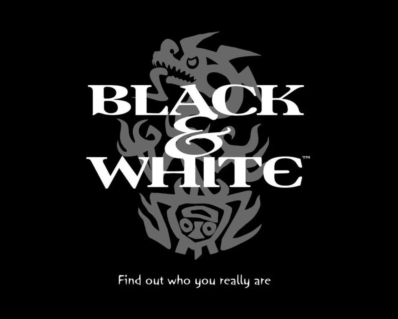 Black And White Logo