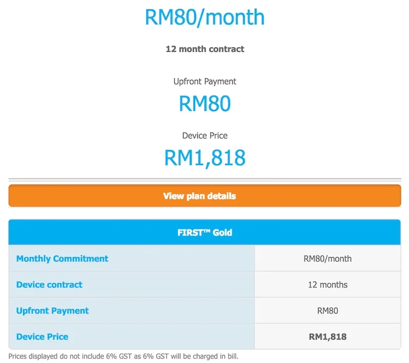 Celcom Huawei Mate 8 Bundle with Celcom First Gold